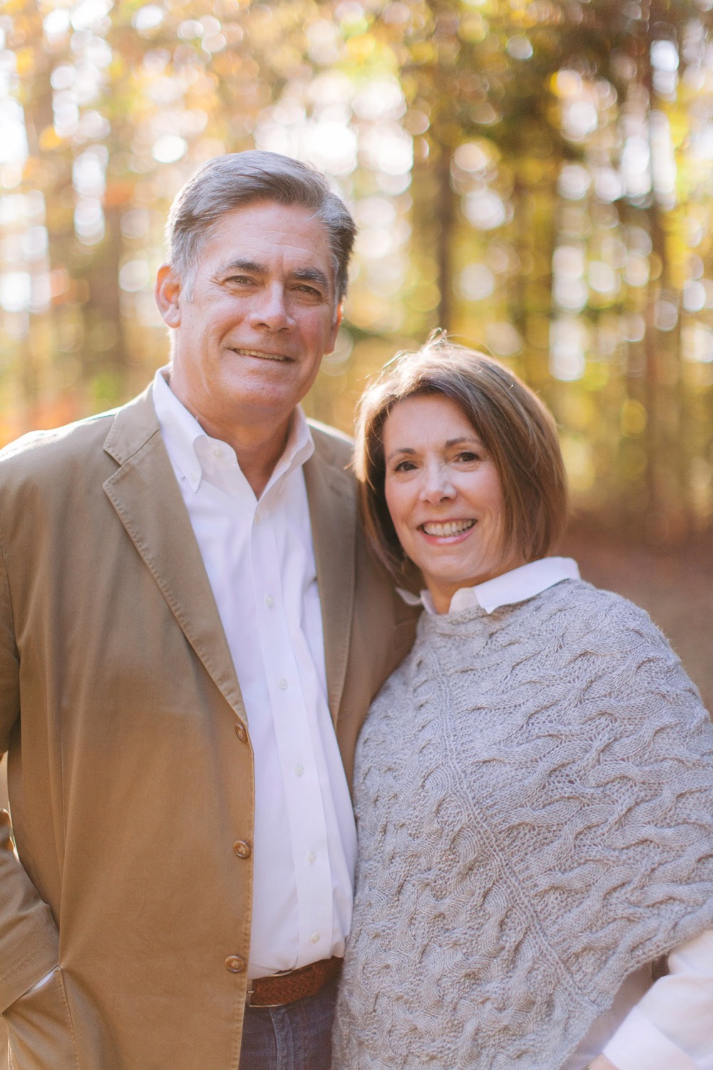Jimmy Kallam with his wife, Suzi